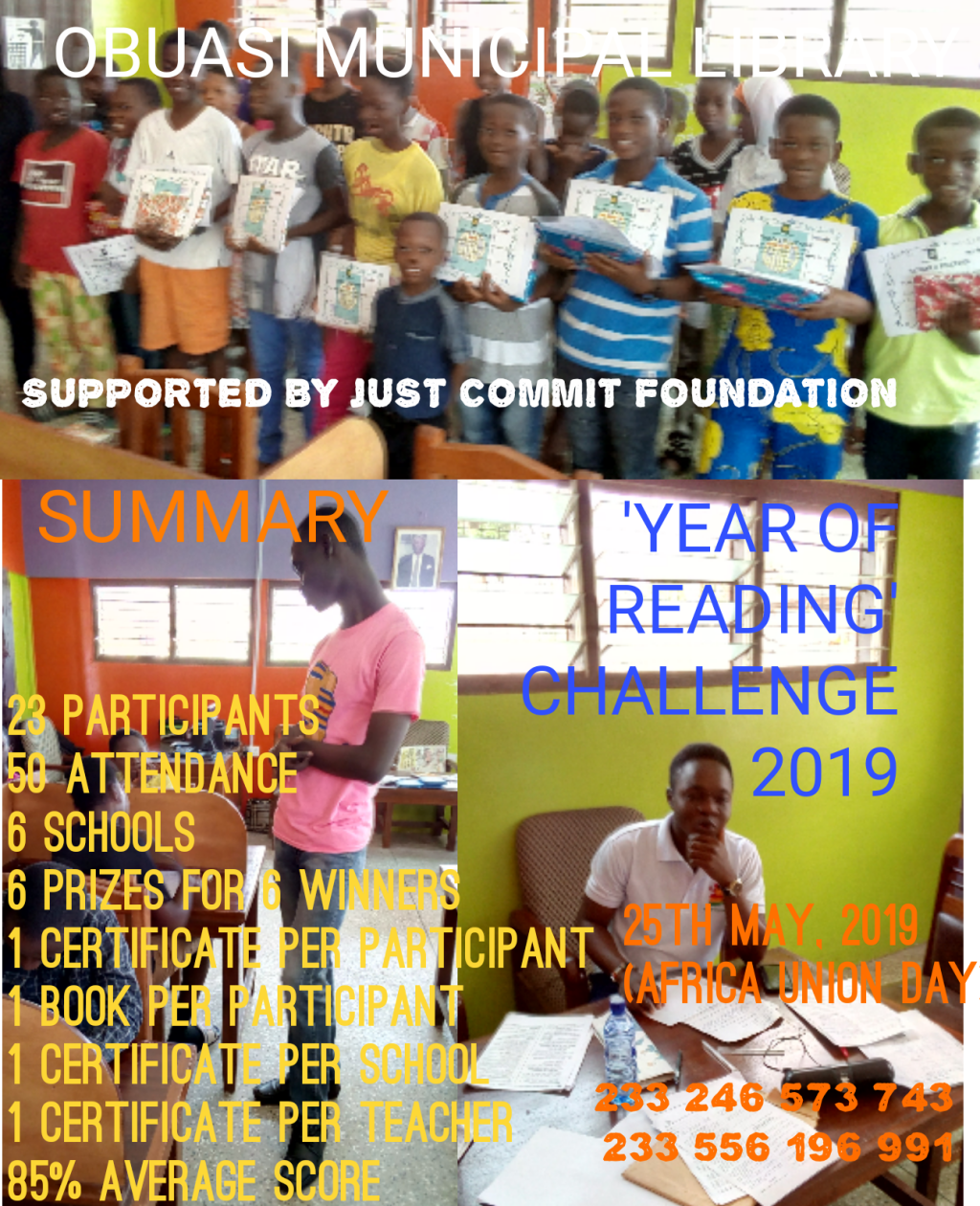 REPORT FOR ‘YEAR OF READING’ CHALLENGE&nbsp;2019